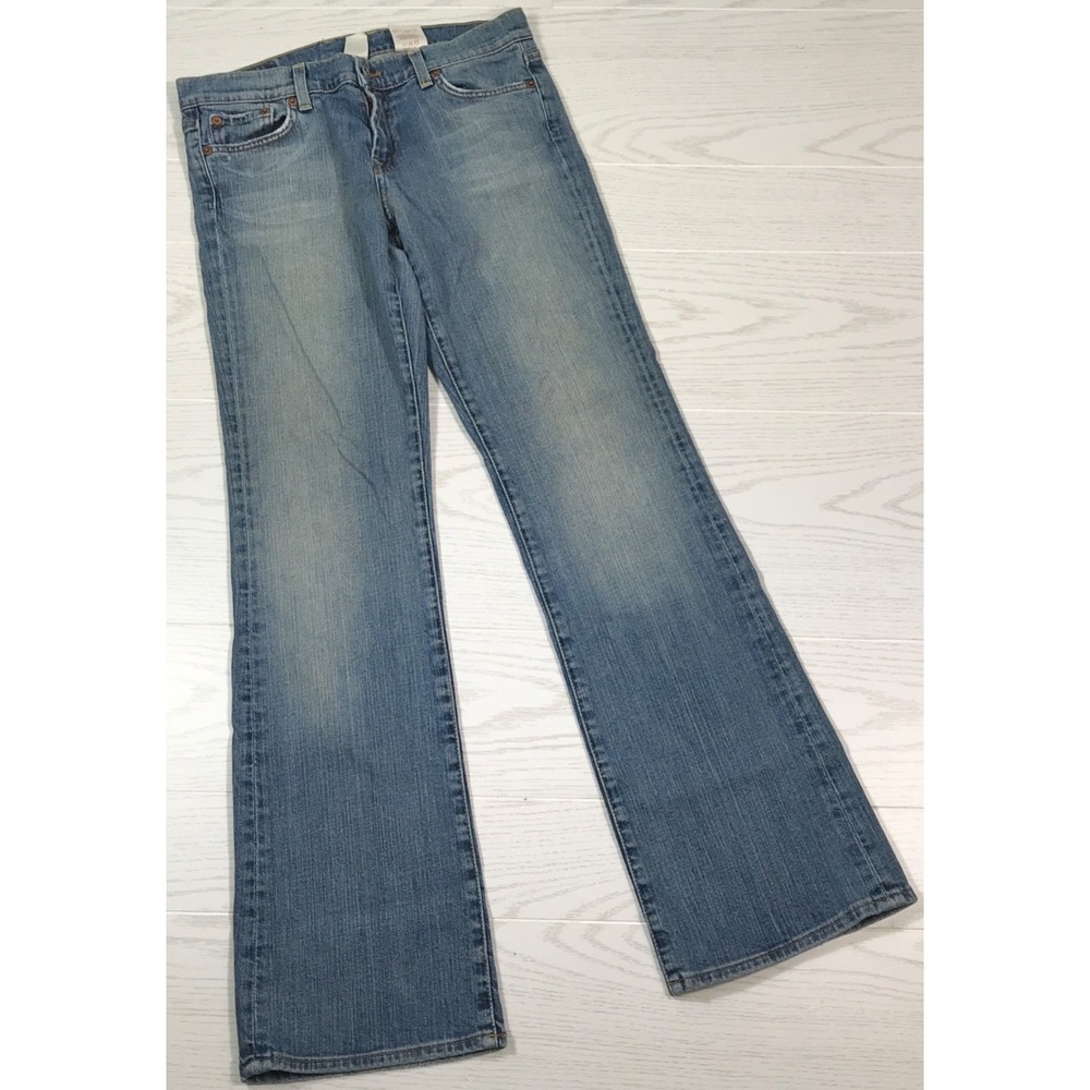 Vintage Lucky Brand Sundown Jeans Women 8/29 Blue Bootcut Low Rise Grunge Y2K